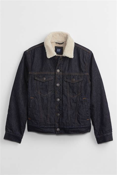 Buy Gap Sherpa Icon Denim Jacket From The Gap Online Shop