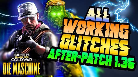 Cold War Zombie Glitches All Working Zombie Glitches After Patch 136