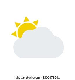 Sun Behind Clouds Emoji Vector: เวกเตอร์สต็อก (ปลอดค่าลิขสิทธิ์ ...