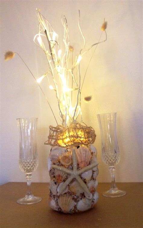 Nautical Starfish Decor Seashell Centerpiece Shell By Beachbasket