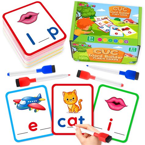 Buy Short Vowel Spelling Flashcards Cvc Words Handwriting Cards Learn