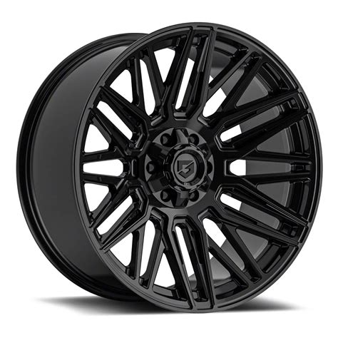 Gear Off Road Sierra Gloss Black Milled Lug Wheel X