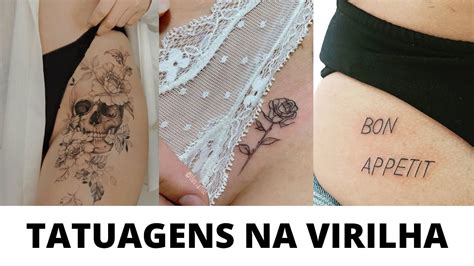 Descobrir Imagem Tatuagem Virilha Rosa Br Thptnganamst Edu Vn