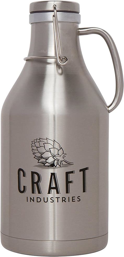 Amazon Stainless Steel Beer Growler With Handle Swing Top 64oz