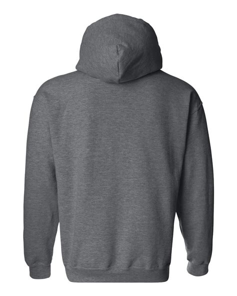 Hoodie Básico Gris Jaspe Oscuro Gildan Pstyle