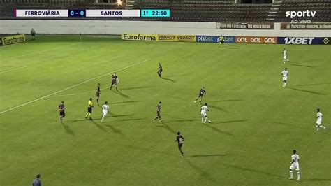 Vídeo Melhores momentos Ferroviária 0 4 x 5 Santos pela Copa SP