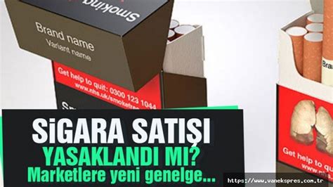 Marketlerde sigara satışı yasak mı Bakanlık Cevapladı Van Ekspres