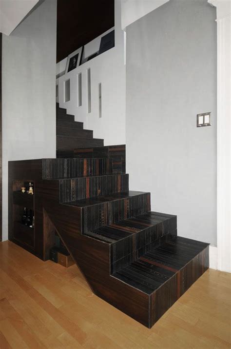 Stairs Made From Recycled Leather Belts They Do Doors And Floors With