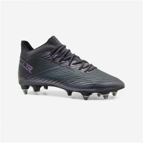 Adult Hybrid Diamond Stud Football Boots Clr Sg Black Kipsta Decathlon