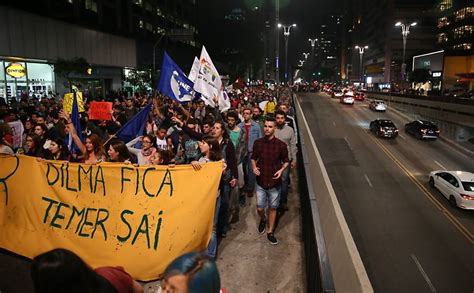 Protesto contra o governo Temer 17 05 2016 Política Fotografia