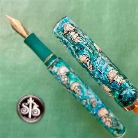 Currently Available Jellyfish Ascendant Hand Painted Fountain Pen