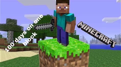 I Survived Days On One Block In Minecraft Youtube