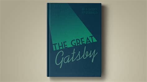 "THE GREAT GATSBY" book cover on Behance