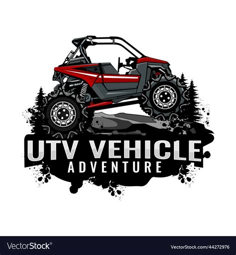 Utv logo design icon Royalty Free Vector Image