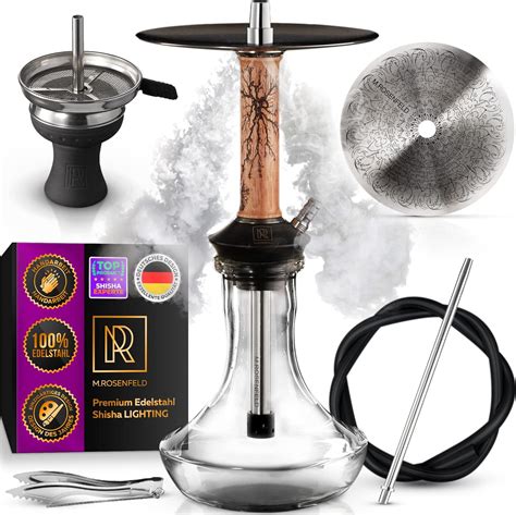 M Rosenfeld Shisha Set Mit Anschluss Lightning Kleine Shisha