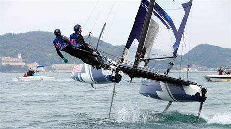 High Speed Foil Racing In Japan Red Bull Foiling Generation Youtube