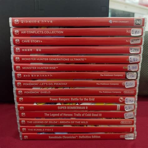 Various Nintendo Switch English Games USED/Pre-Owned Titles | Shopee ...