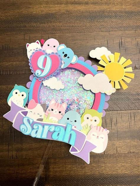 Squishmallows Cake Topper Squishmallos Birthday Decor Squishmallows