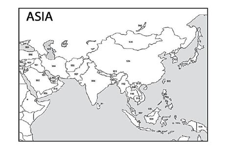 blank map of asia | PDF