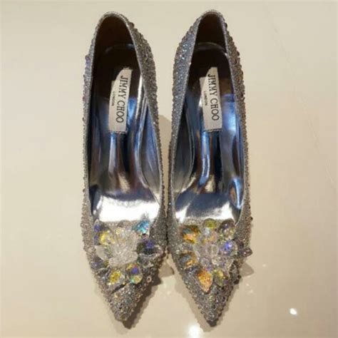 Jimmy Choo replica Cinderella Shoes, Women's Fashion, Footwear, Flats ...