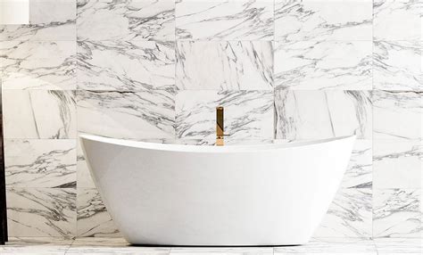 Calacatta Marble Tiles | How to achieve a calm bathroom with Calacatta