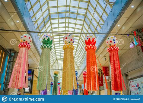 Sendai Tanabata Festival Ornament Editorial Stock Image Image Of