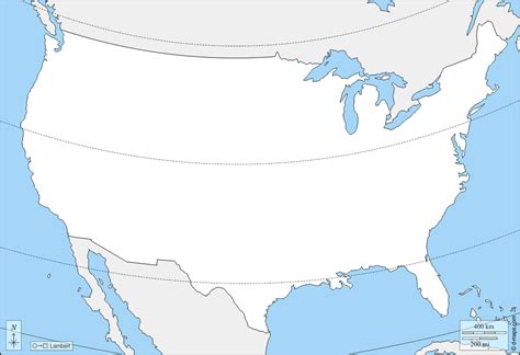 Vereinigte Staaten Usa Kostenlose Karten Kostenlose Stumme Karte