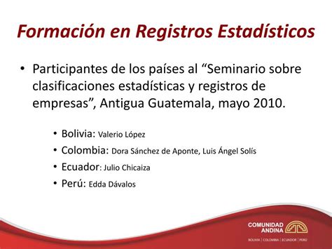 PPT Sistema de Registros Estadísticos PowerPoint Presentation free