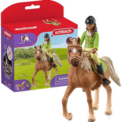 Schleich Horse Club 42542 Horse Club Sarah & Mystery, Schleich Horse ...