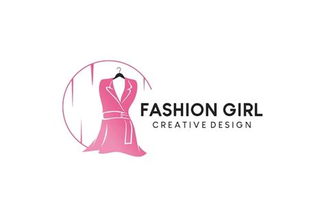 Premium Vector | Woman fashion dress logo design and beauty lifestyle