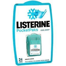 Amazon Listerine Pocketpaks Dissolving Breath Strips Cool Mint