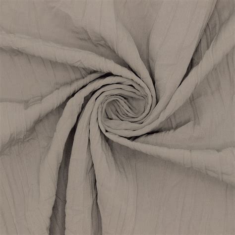 Fabric with crumpled aspect - beige