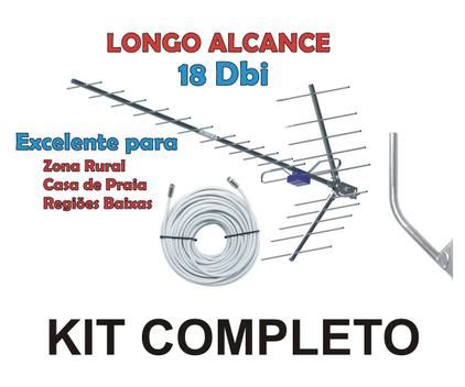 Antena Digital Externa Para Tv Proeletronic Yagi Prohd Mt