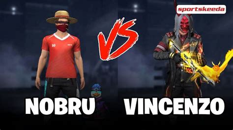 Nobru Vs Op Vincenzo Who Has Better Stats In Free Fire