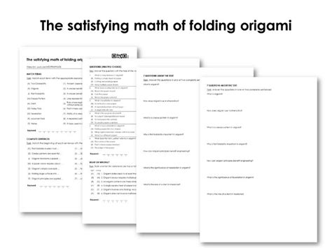 120 Chart Activities, 100, Origami Common Core Grade 1 Math Activities ...