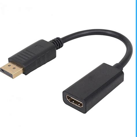 Original For HP/DELL Laptop PC Male To Female DP To HDMI Cable Display ...