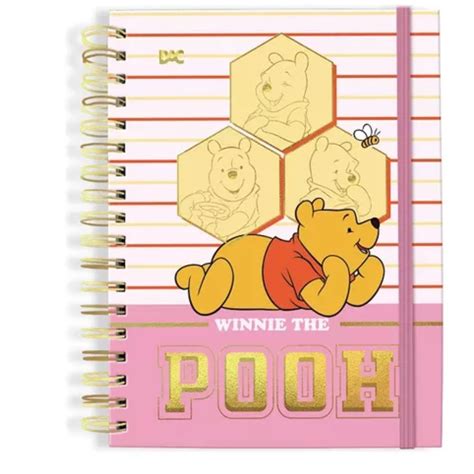 Caderno Smart Colegial Disney Ursinho Pooh C fls Tira E Põe tatamilcoisas