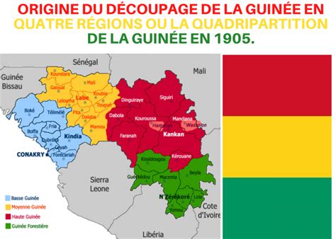 ORIGINE DU DÉCOUPAGE DE LA GUINÉE EN QUATRE RÉGIONS OU LA