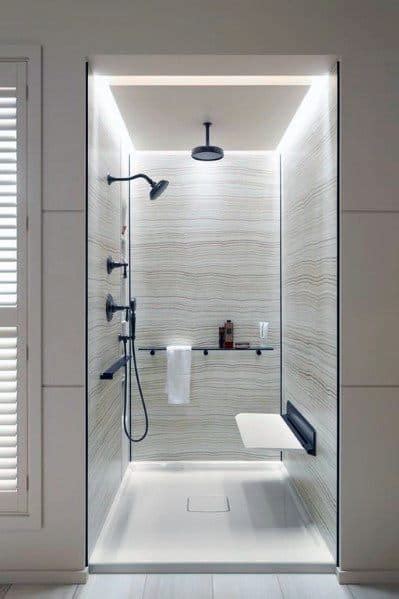 Top 50 Best Shower Lighting Ideas - Bathroom Illumination