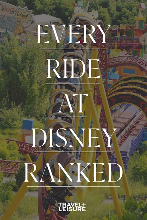 An Amusement Park With The Words Every Ride At Disney Ranned