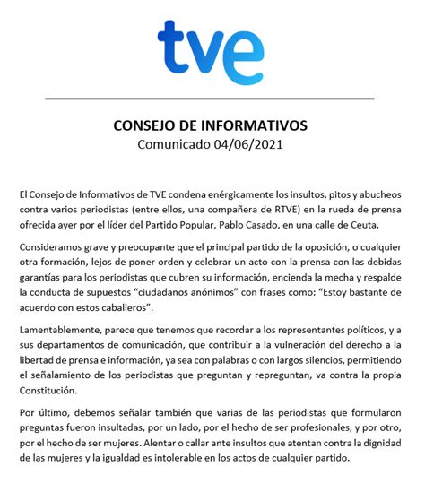 Consejo De Informativos TVE On Twitter El Consejo De Informativos De