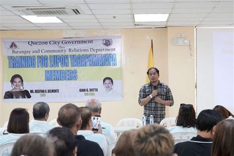 Qc Barangay Officials Undergo Training On Conflict Resolution