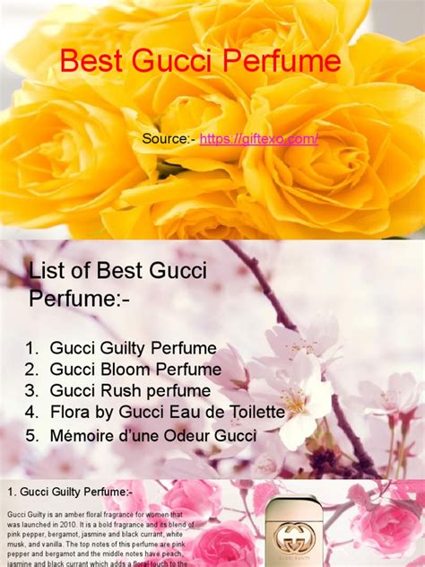 Best Gucci Perfume | PDF | Perfume | Consumer Goods