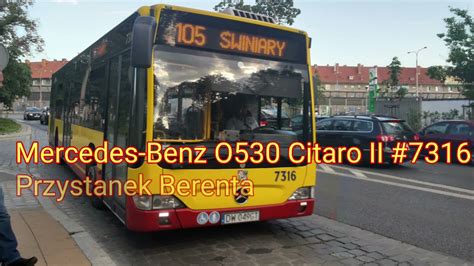 Mpk Wroc Aw Linia Mercedes Benz O Citaro Ii Youtube