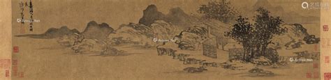 王问（1497～1576） 1545年作 溪山高隐 手卷 水墨绢本－【deal Price Picture】