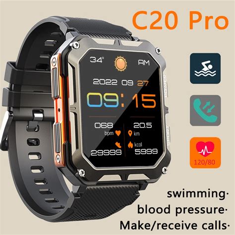 C Pro Smartwatch Bluetooth Call Outdoor Sports Fitness Tracker Ip