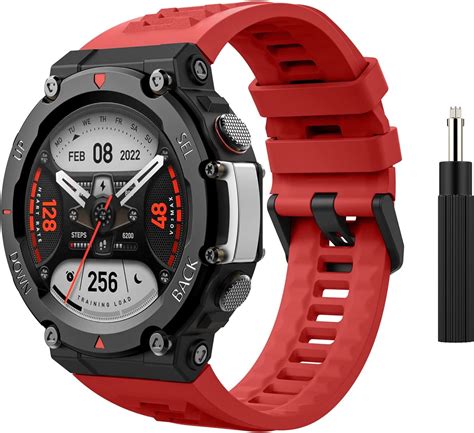 MoKo Cinturino Compatibile Con Amazfit T Rex 2 Smartwatch Bracciale Di