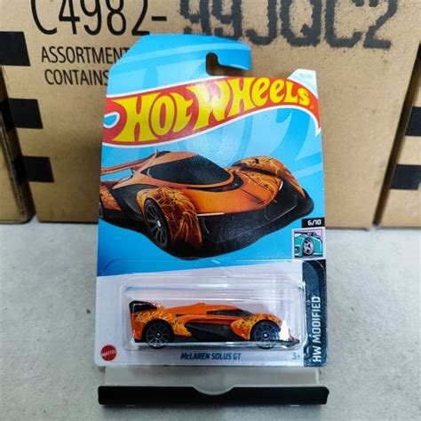 Hot Wheels McLaren Solus GT Orange Shopee Malaysia