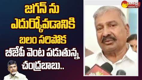 Minister Peddireddy Ramachandra Reddy Comments On Chandrababu Bjp Tdp