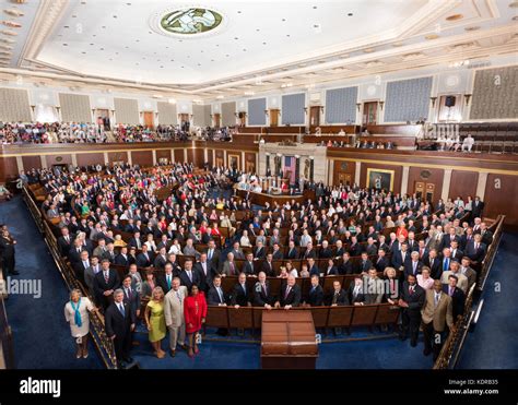 U.S. Senators and House Representatives pose for the 114th U.S ...